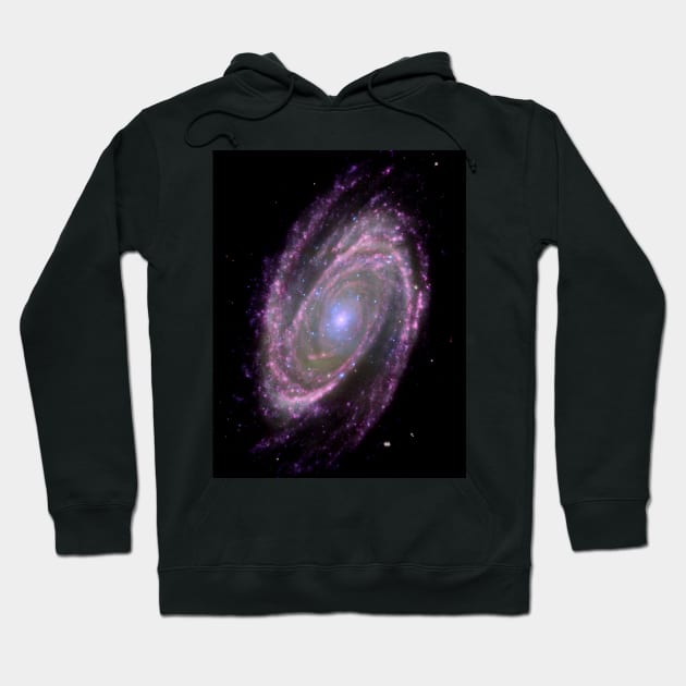 Spiral galaxy M81, composite image (C006/8626) Hoodie by SciencePhoto